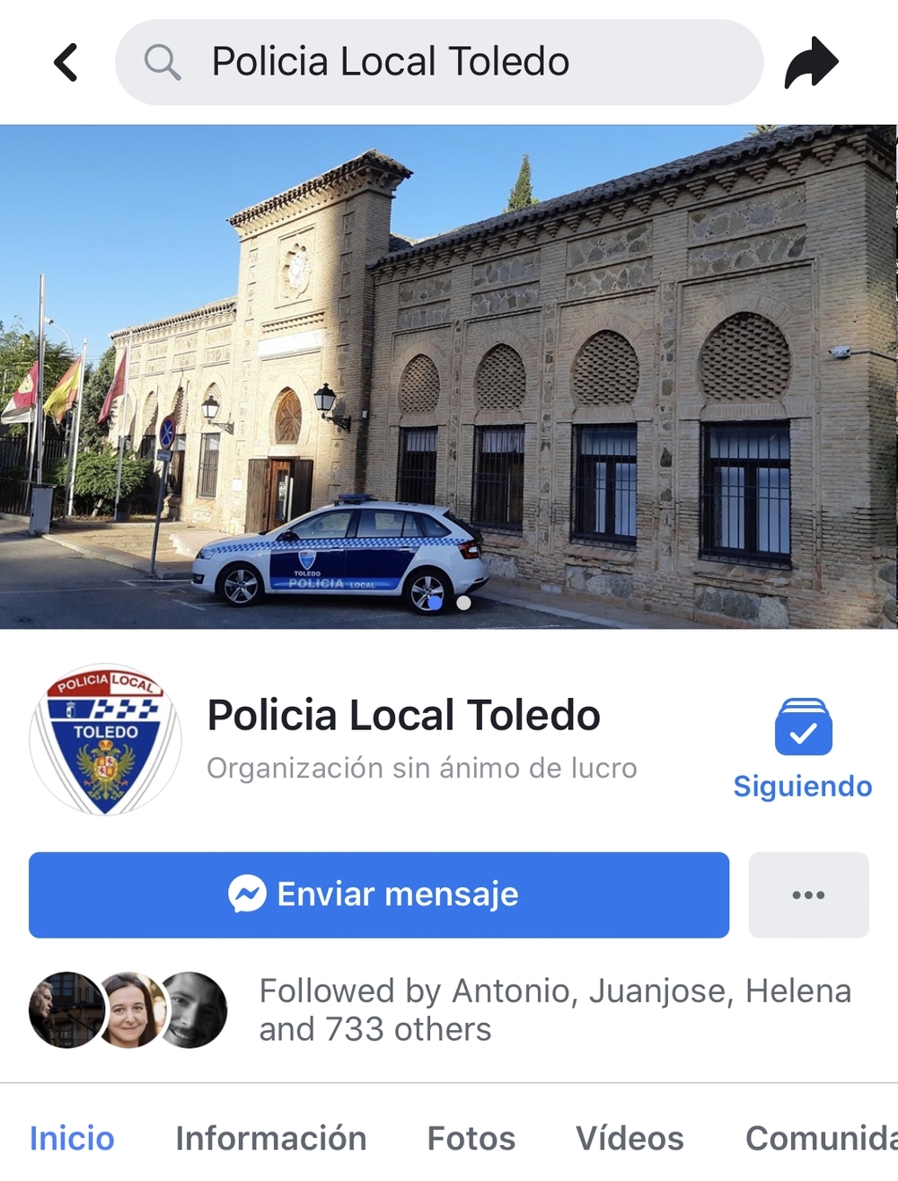 La Policía Local estrena Facebook