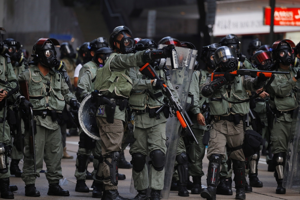 Anti-government protests during China's National Day in Hong Kong  / FAZRY ISMAIL