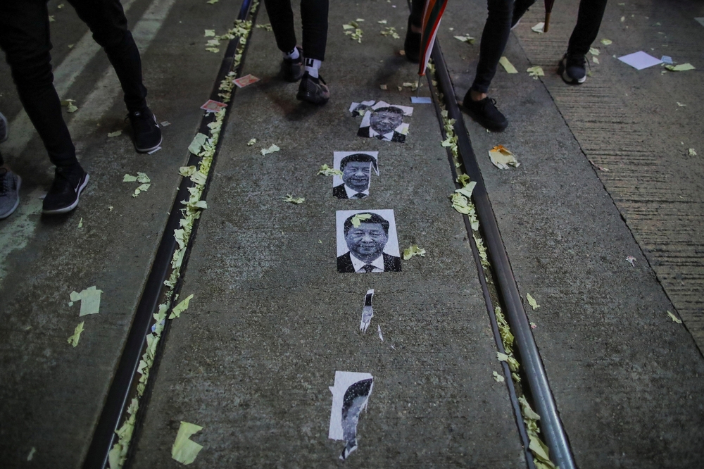 Anti-Government Protests During China's National Day In Hong Kong  / FAZRY ISMAIL