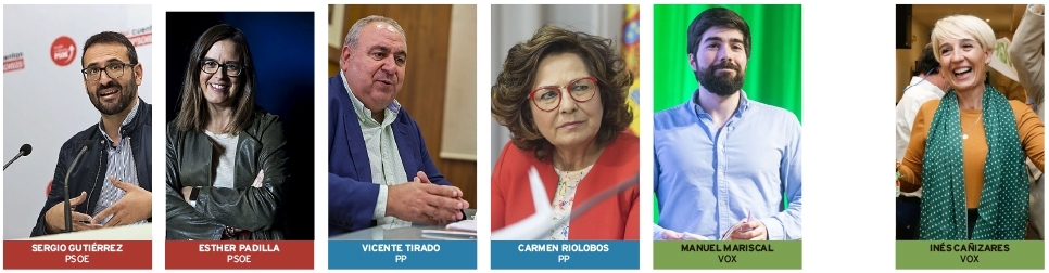 El PSOE gana en Toledo con un triple empate con PP y Vox