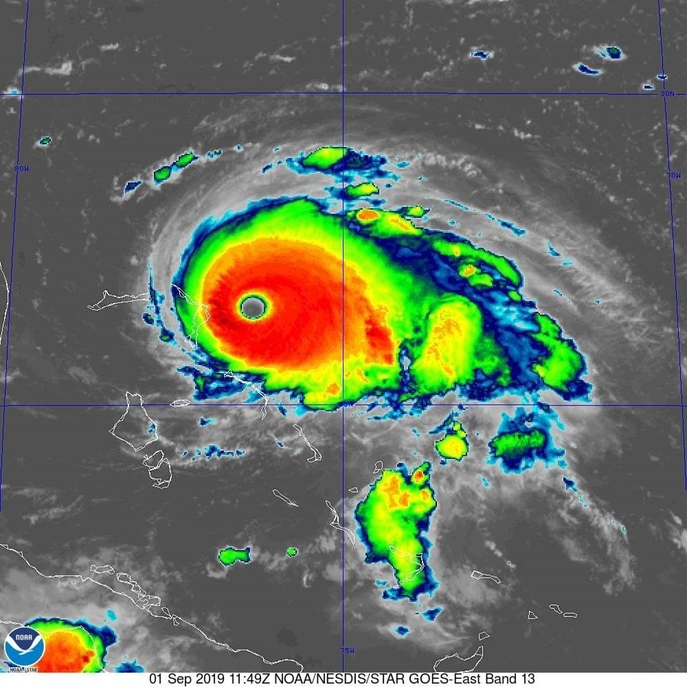 Al menos un muerto por el huracán 'Dorian' en Bahamas 