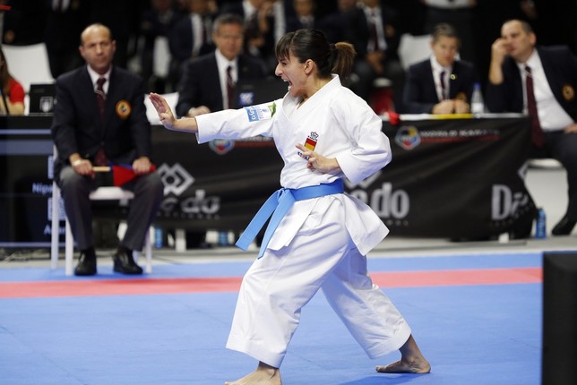 Sandra Sánchez, número 1 del mundo en kata femenina. 