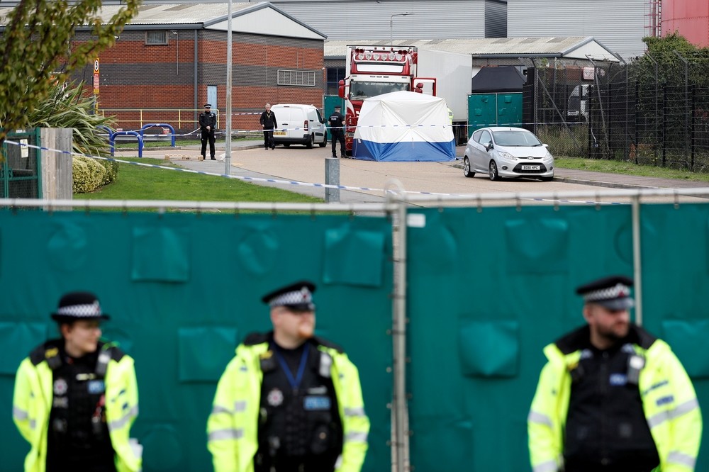 Los 39 cadáveres hallados en un camión en Essex eran chinos