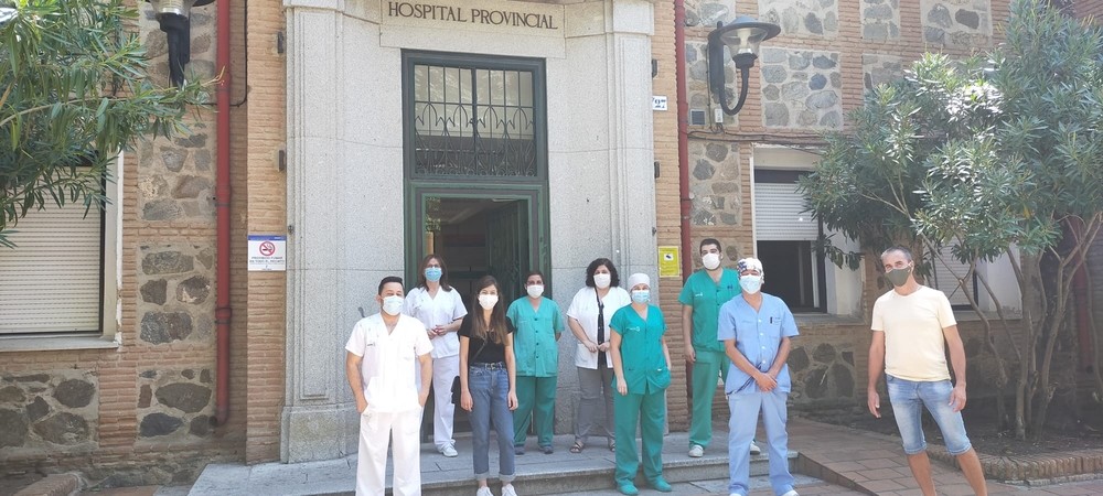 Protestas de los celadores de los cuatro hospitales