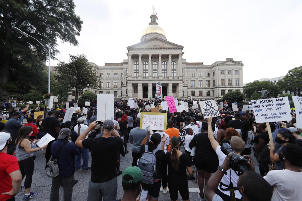 'Á„Á²March on Georgia'Á„Á´ sponsored by the Georgia NAACP in Atlanta, Georgia  / ERIK S. LESSER