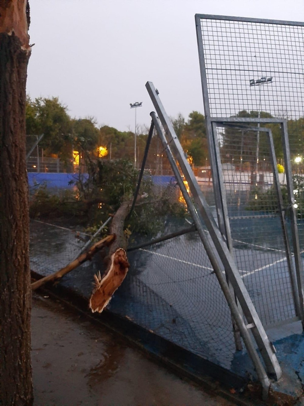 Una tormenta provoca importantes daños materiales en Alcázar