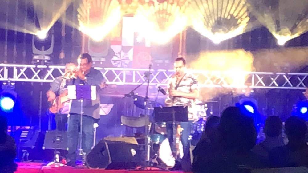El saxofonista toledano Diego Sánchez y el trompetista Manuel Machado inauguraron ayer la XXIII edición del Festival de Jazz 'Ciudad de Toledo'. 