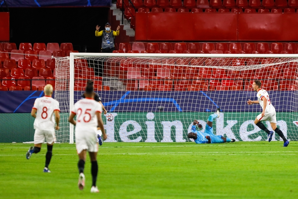 El Sevilla perdona la goleada