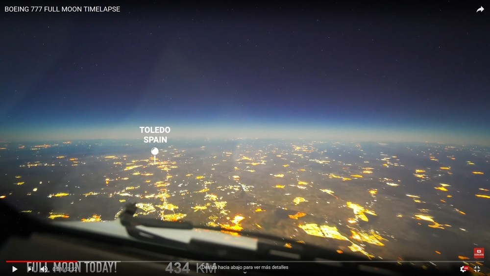 Toledo a vista de Boeing 777