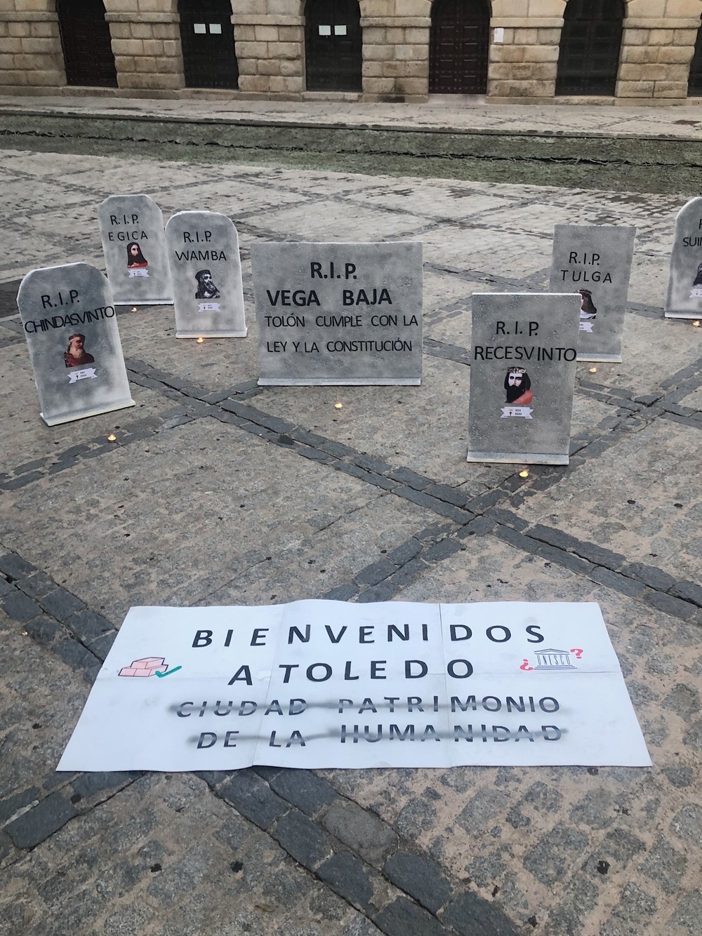 Un cementerio visigodo frente al Ayuntamiento por Vega Baja