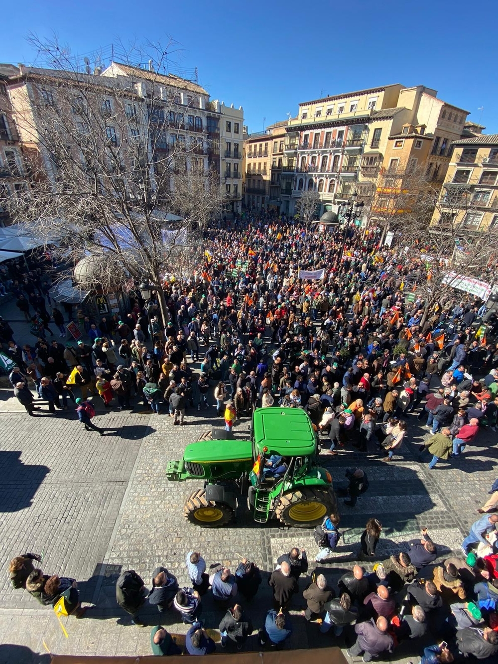 La marcha terminó en Zocodover frente a la Delegación del Gobierno.