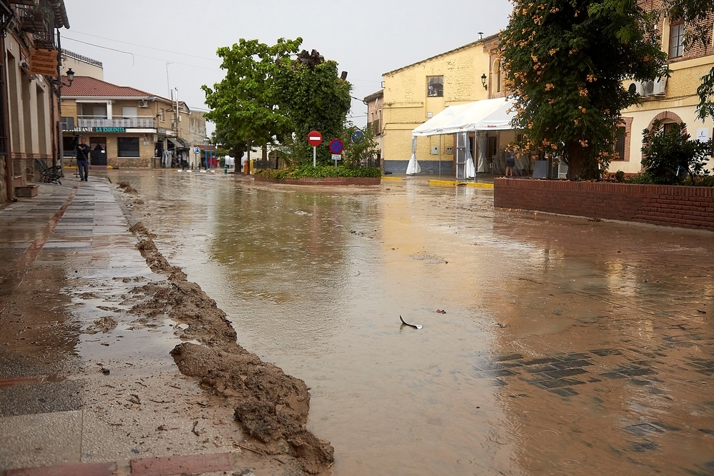 Nuevo desbordamiento del arroyo Sangüesa en Cebolla