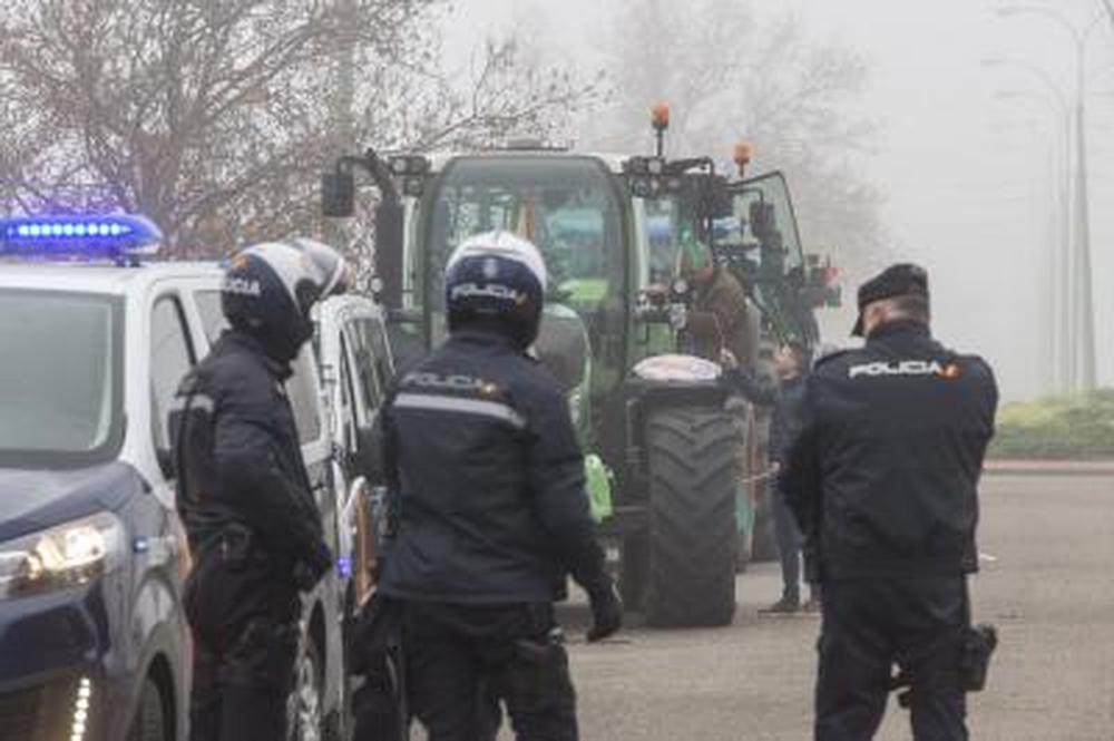 Miles de agricultores y ganaderos salen a la calle para certificar que están al límite.  / YOLANDA LANCHA