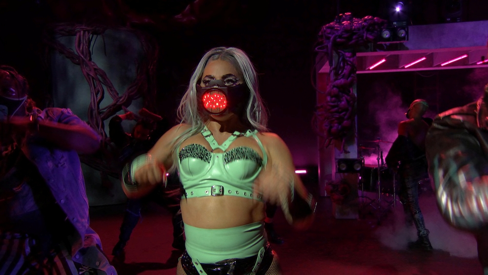 Lady Gaga performs during the 2020 MTV VMAs  / VIACOM