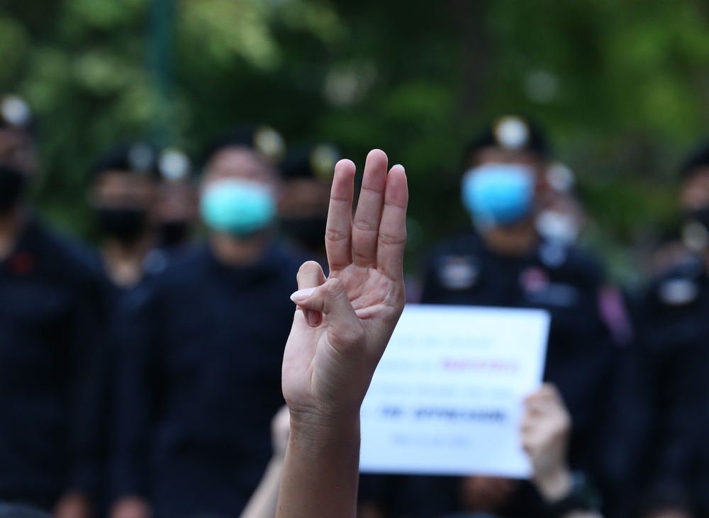 Anti-government protest in Bangkok  / NARONG SANGNAK