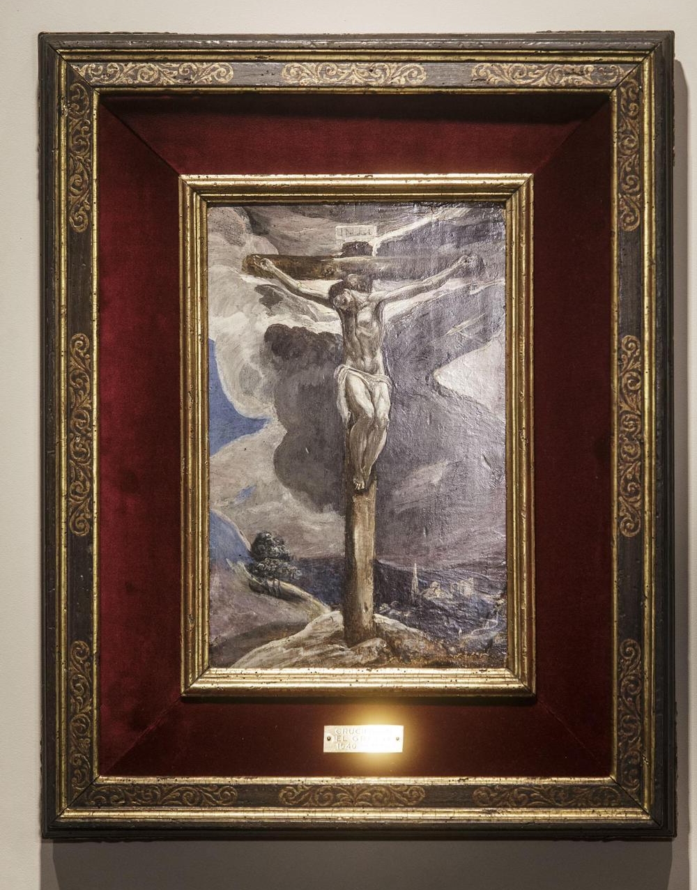 El Crucificado del Grego que está en depósito en el museo toledano dedicado al pintor.
