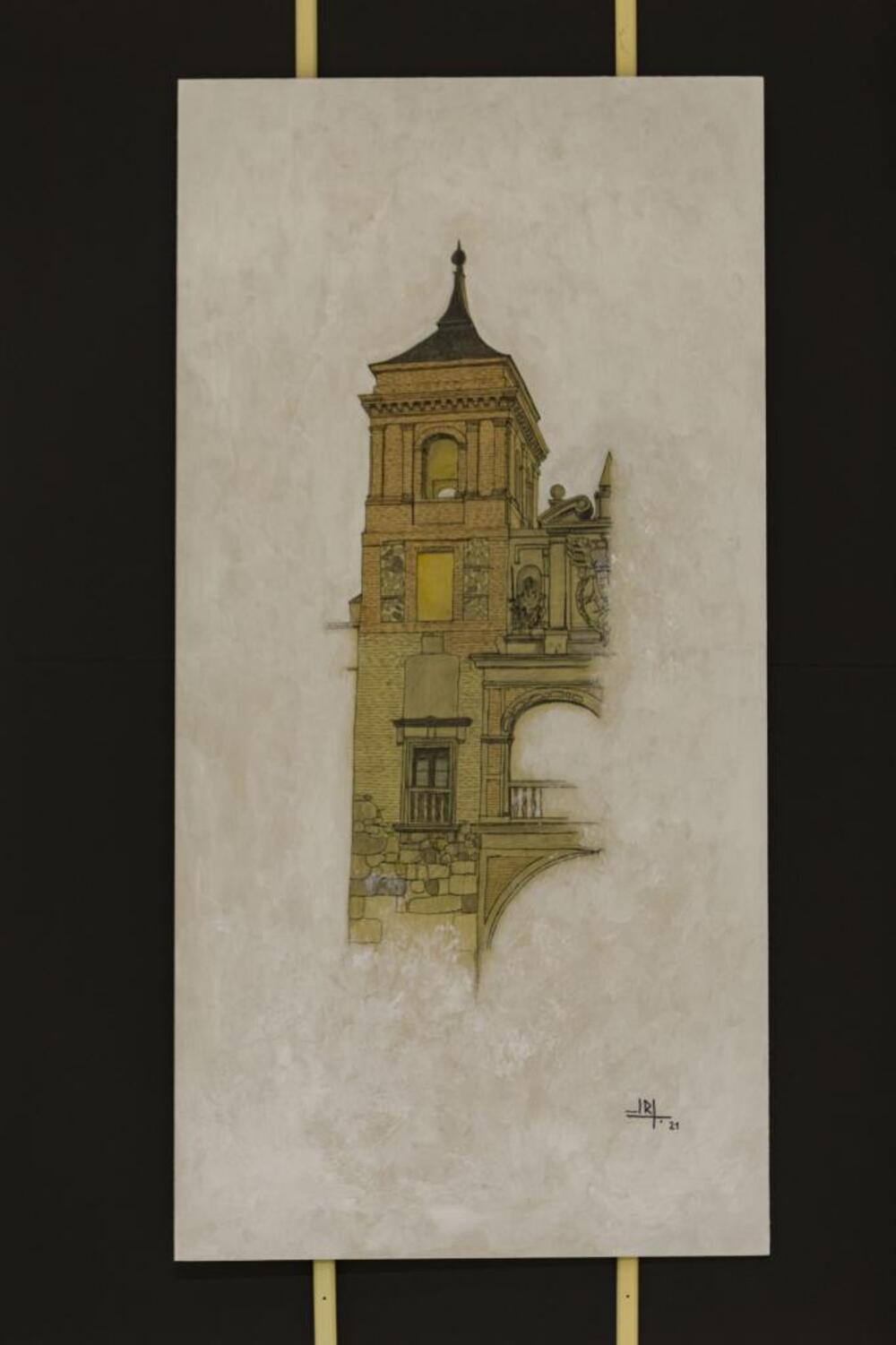Representación de la torre de la Puerta del Cambrón