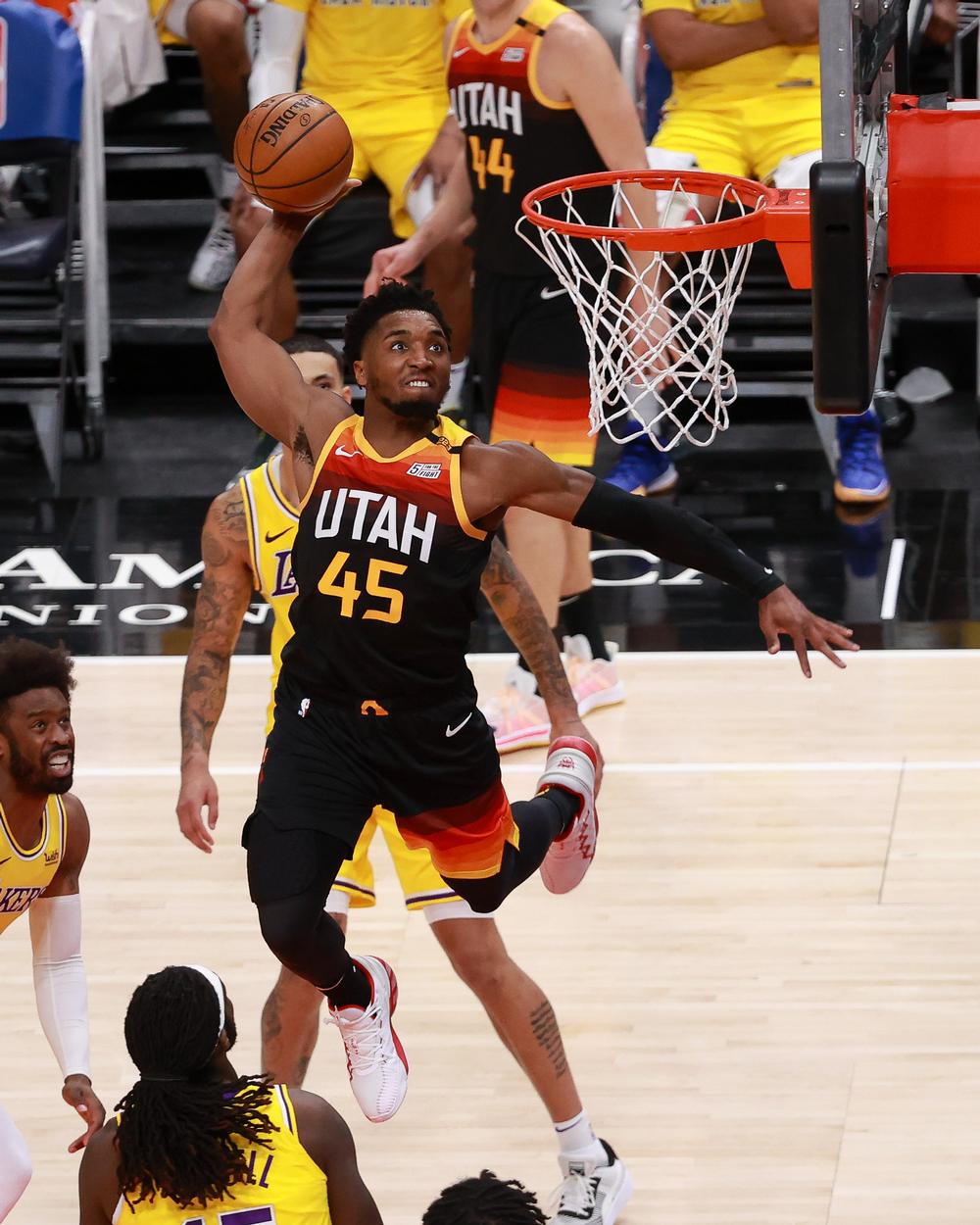 NBA: Los Angeles Lakers at Utah Jazz  / CHRIS NICOLL