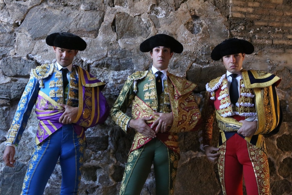 Eugenio de Mora, Lorenzo y Rufo formaron una interesante terna en el festejo del Corpus 2021.