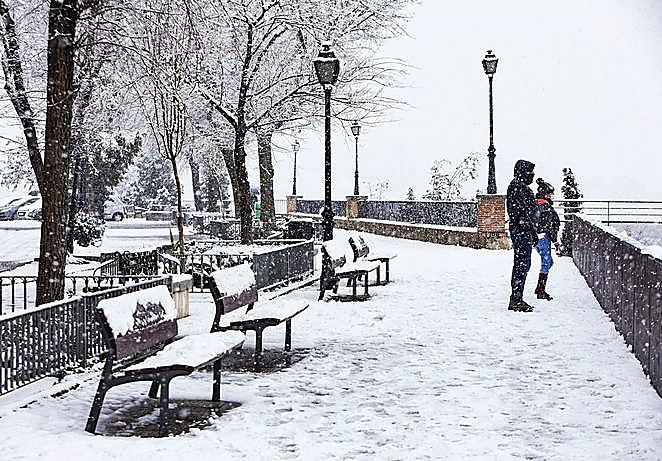 Filomena regala una nevada histórica a Toledo

