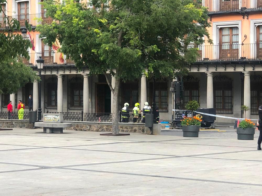 Cortados la plaza de Zocodover por un escape de gas