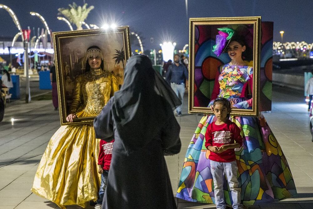 Aficionados durante el Mundial de Qatar   / ESTEBAN BIBA