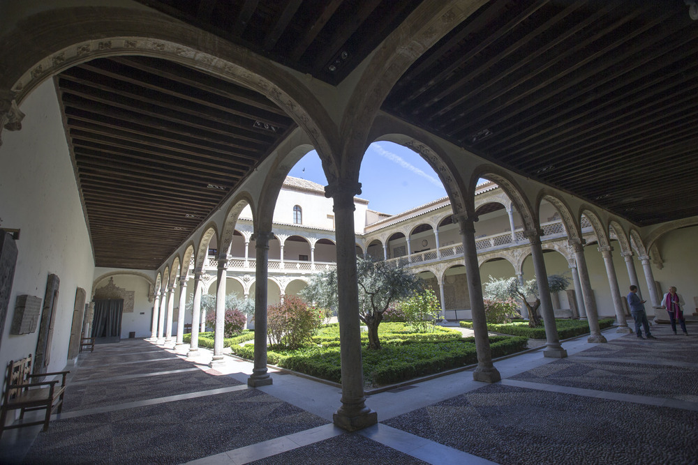 Patio del Museo de Santa Cruz, en Toledo