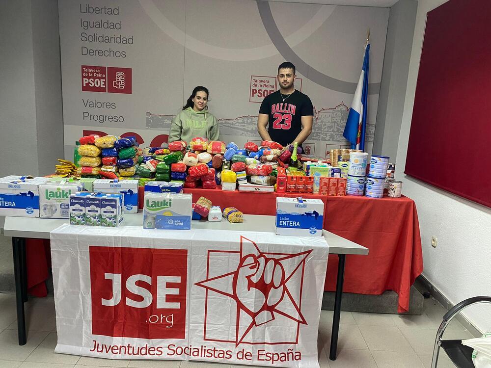 JJSS de Talavera entrega 250 kilos de solidaridad 