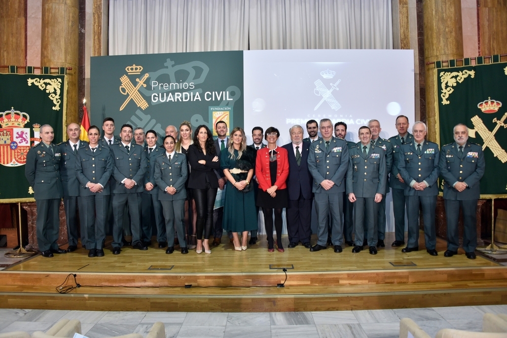 La directora general de la Guardia Civil, María Gámez, presidió el acto de entrega de los premios “Guardia Civil 2022” en sus distintas categorías.