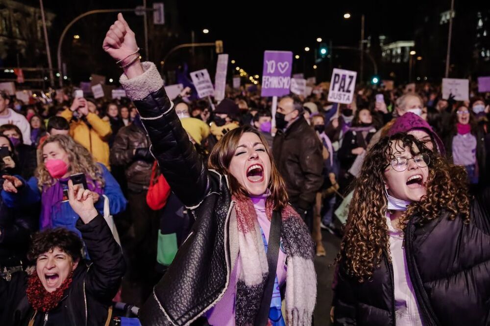 Las mareas moradas vuelven a las calles de España