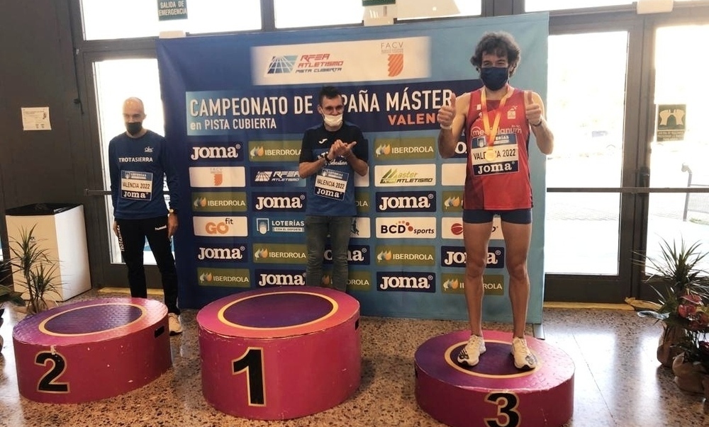 Salinero logró el bronce en 1.500 metros M40