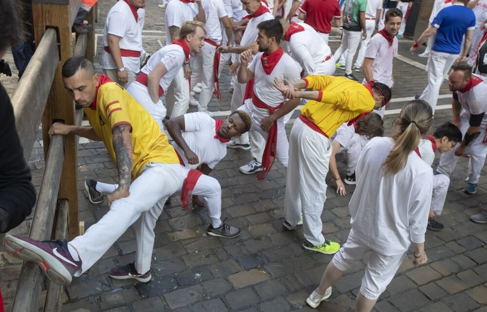 Traditional San Fermin Festival 2022 in Pamplona  / JIM HOLLANDER