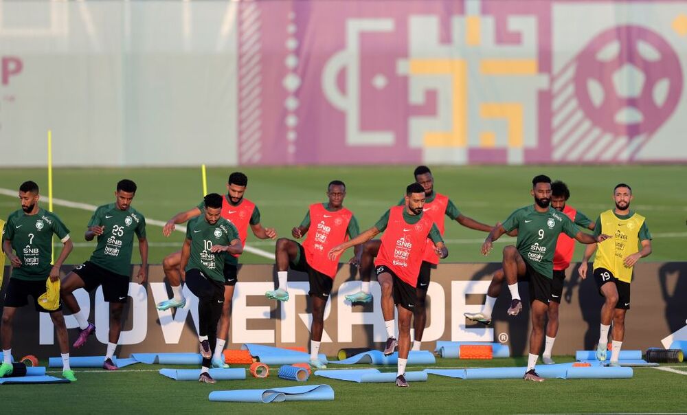 FIFA World Cup 2022 - Saudi Arabia training  / FRIEDEMANN VOGEL
