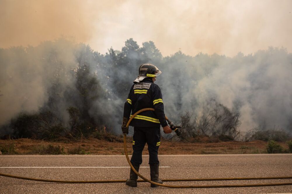 El fuego en la Sierra de la Culebra arrasa 11.000 hectáreas