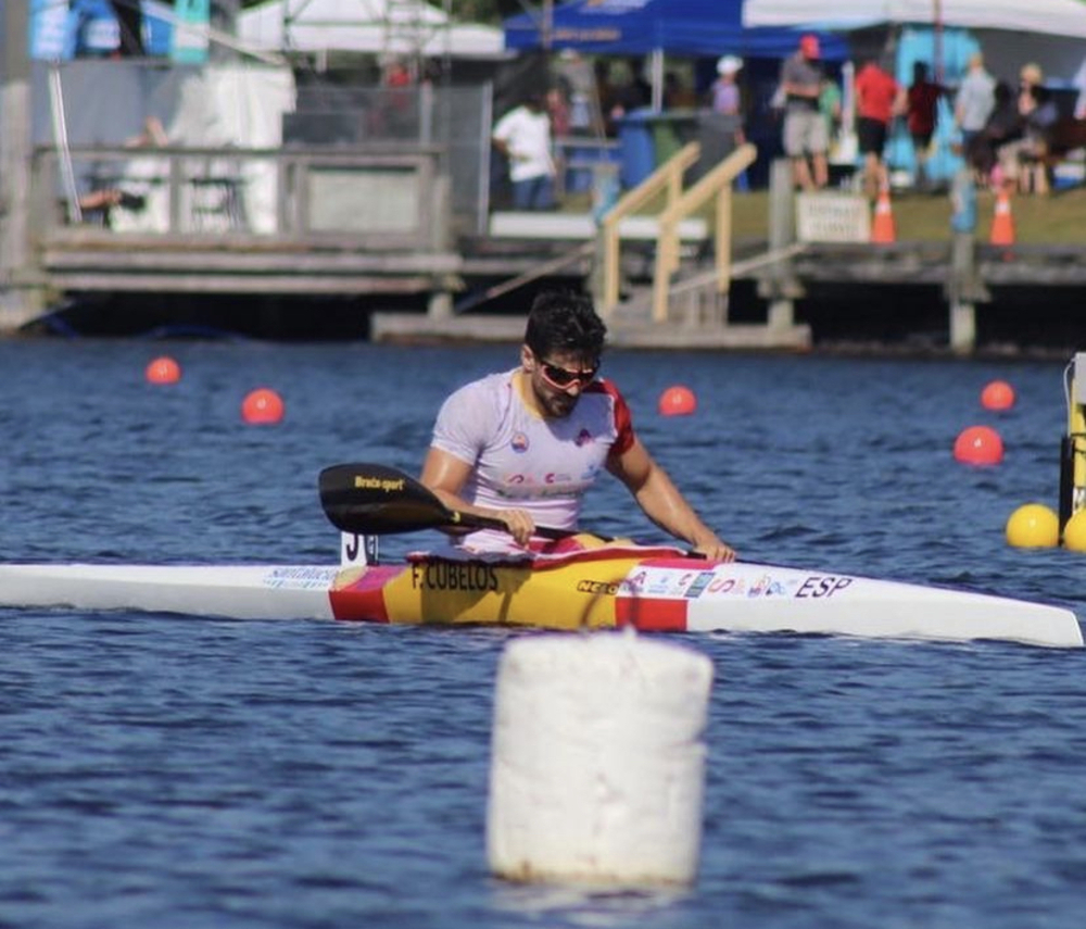 Paco Cubelos is eighth in the canoe-kayak world championship