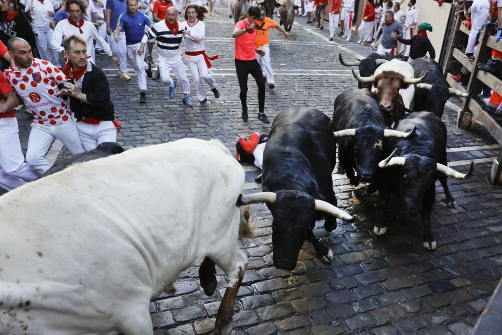 Segundo encierro de los Sanfermines 2022  / VILLAR LÓPEZ