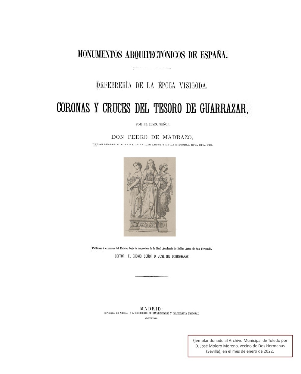 El Archivo publica ‘Coronas y Cruces del Tesoro de Guarrazar'