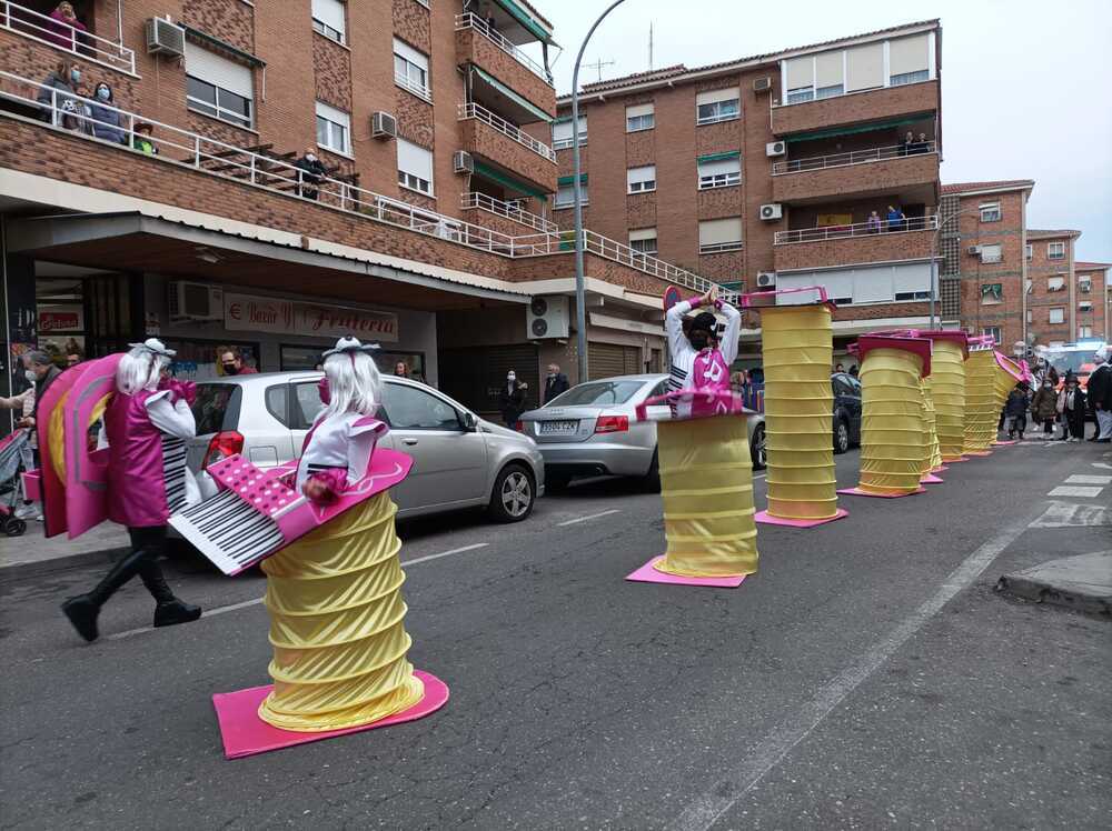 Disfraces en el Barrio de Santa Bárbara en el 'Carnaval de los barrios'