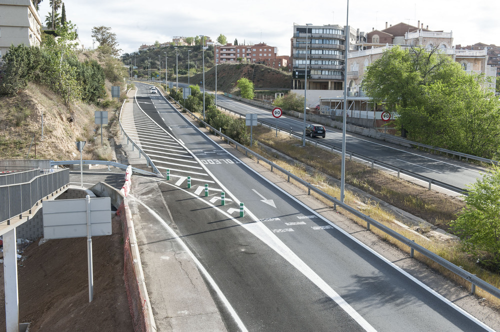 El recinto ya tiene carril de salida para su incorporación a la TO-20.