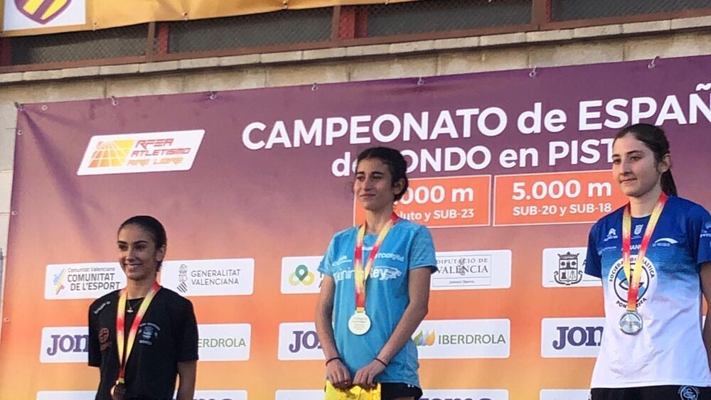 Silvia Rey, campeona de España Sub 20 de 5.000 metros