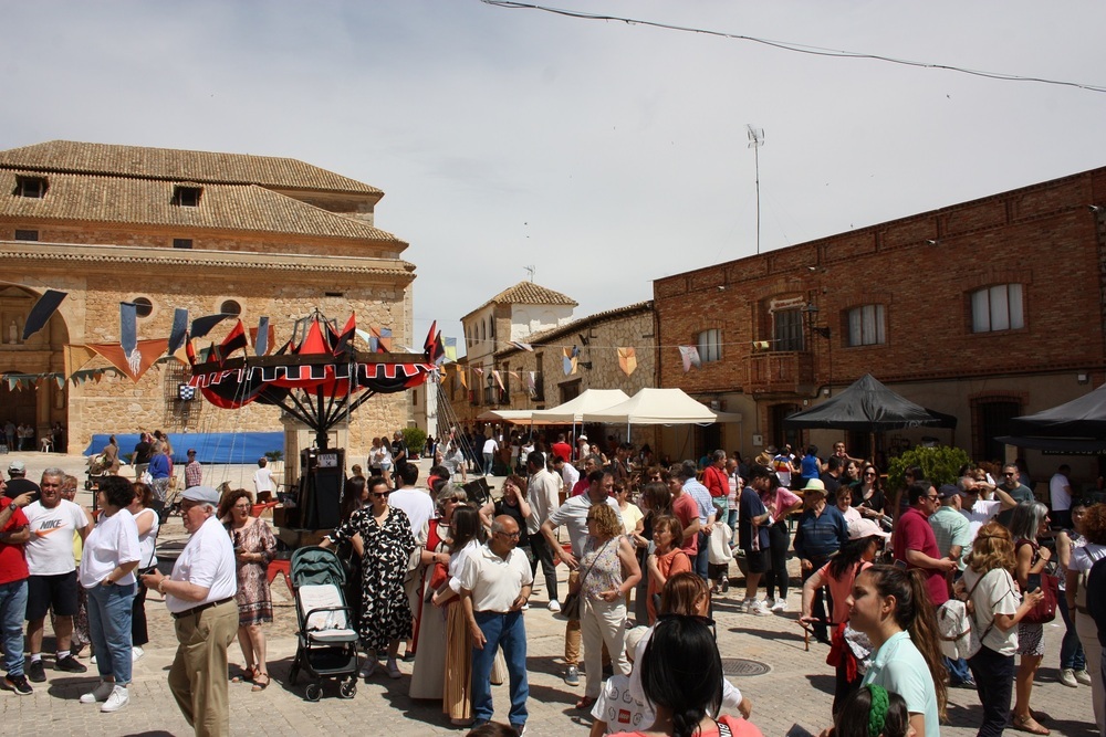 Las plazas de El Toboso estuvieron llenas de gente.