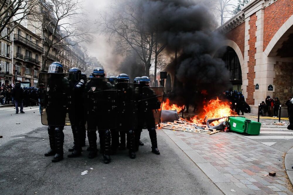 Mobilization in France against the government's reform of pensions  / TERESA SUAREZ