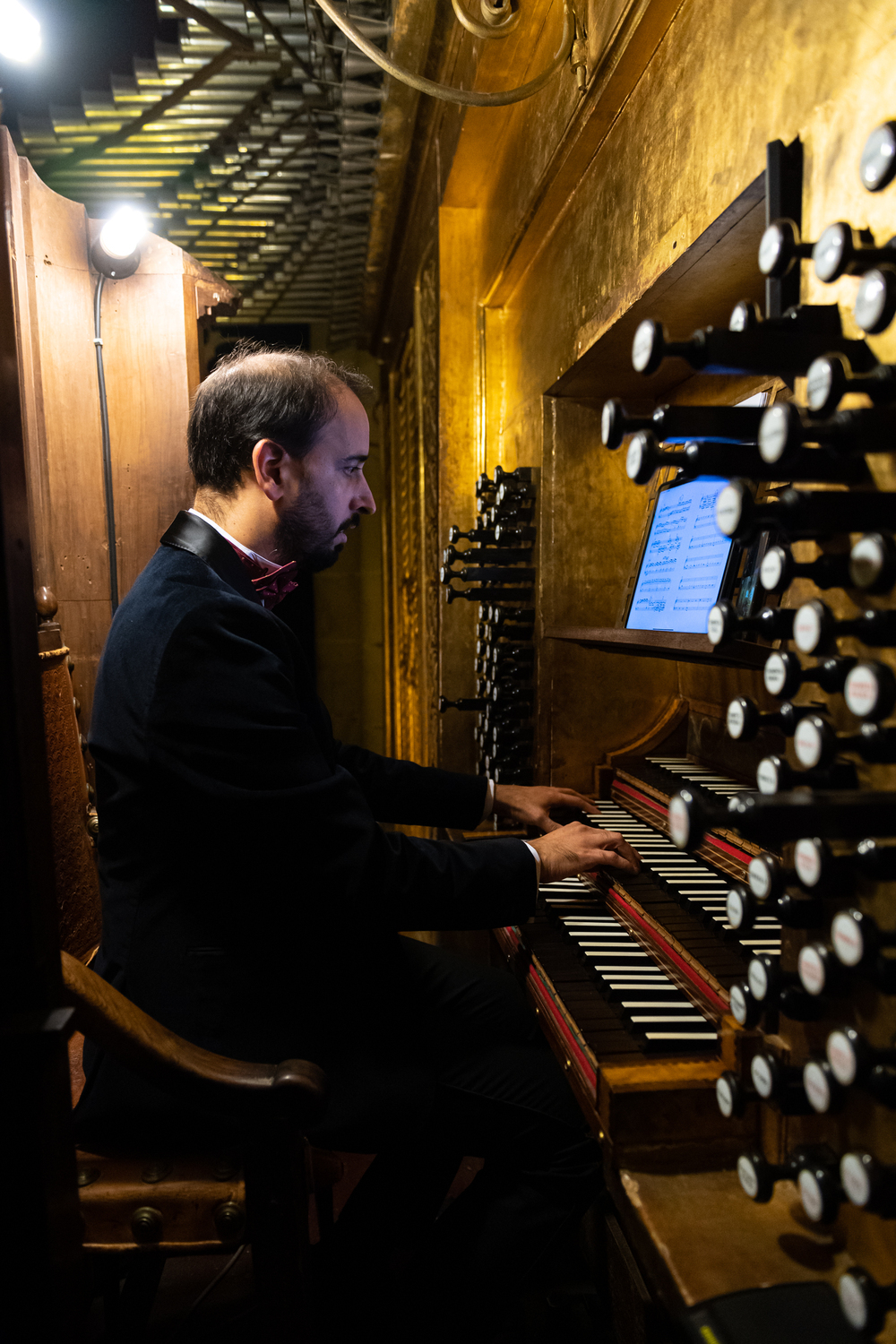 Pablo Márquez Carballo en un momento del concierto.