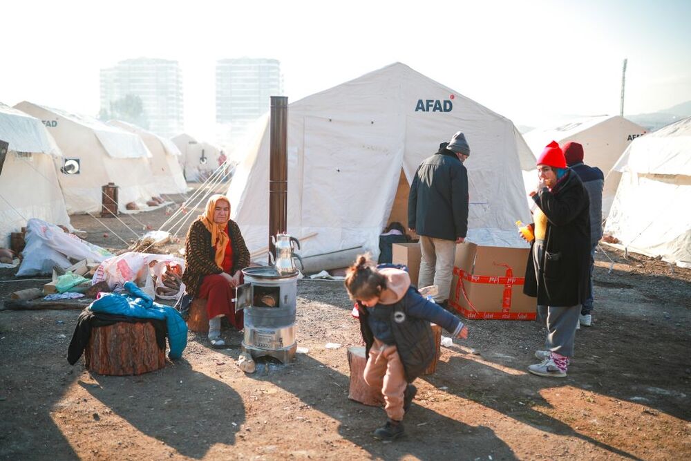 TURKEY ANTAKYA EARTHQUAKES TEMPORARY SHELTERS  / XINHUA VÍA EUROPA PRESS