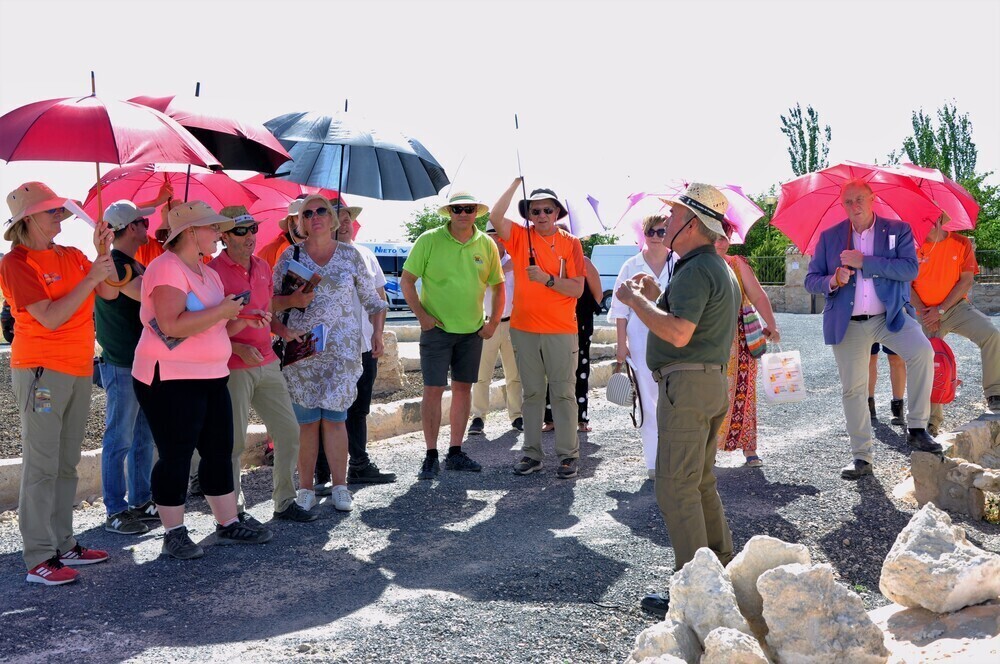 Las evaluadoras de Unesco visitan los Volcanes de Calatrava