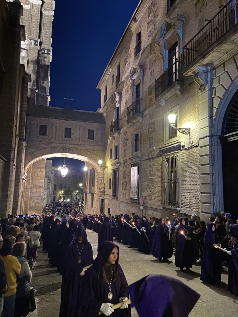 El Cautivo por las calles de Toledo.