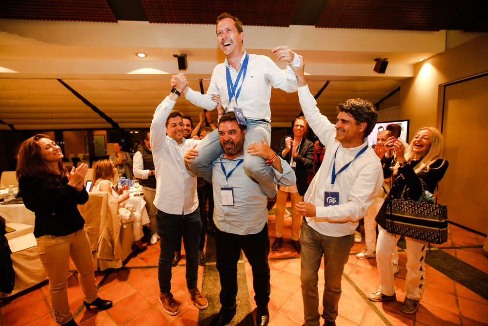 Carlos Velázquez celebra el resultado