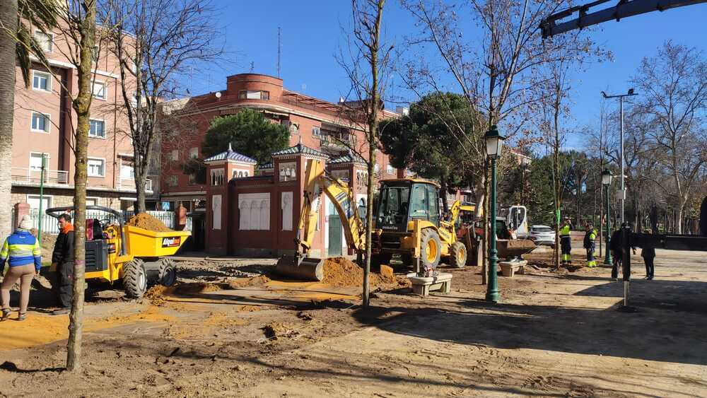 Empiezan a plantarse los primeros árboles nuevos en El Prado