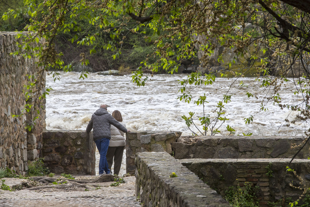 Las lluvias cuadruplican al del Tajo, pero sin desbordamientos