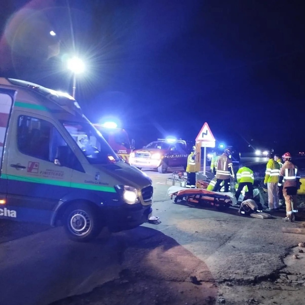 Trágico accidente en Toledo con 2 muertos en una salida de vía